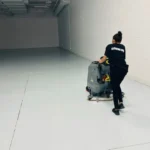 Floor maintenance in commercial facility