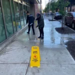 Facade and side walk maintenance of NYC commercial facility