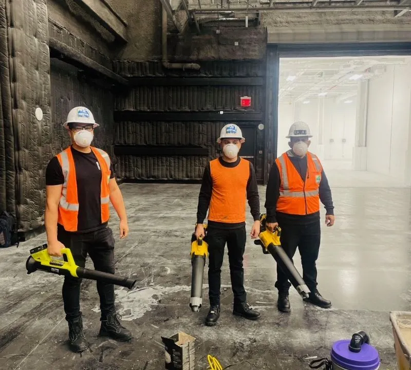 Facility maintenance crew in commercial facility in NYC