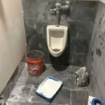 Restroom remodeling in commercial facility